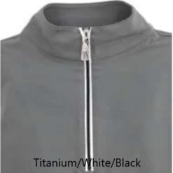 Tailored Sportsman Ladies Icefil Long Sleeve Sun Shirt -Equestrian Supply Store TS Icefil Titanium White Black