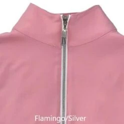 Tailored Sportsman Ladies Icefil Long Sleeve Sun Shirt -Equestrian Supply Store Ts Icefil Flamingo Silver