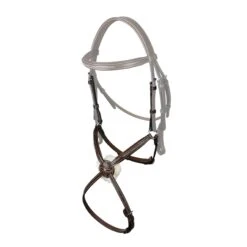 Dyon Figure 8 Noseband With Stainless Steel Fittings