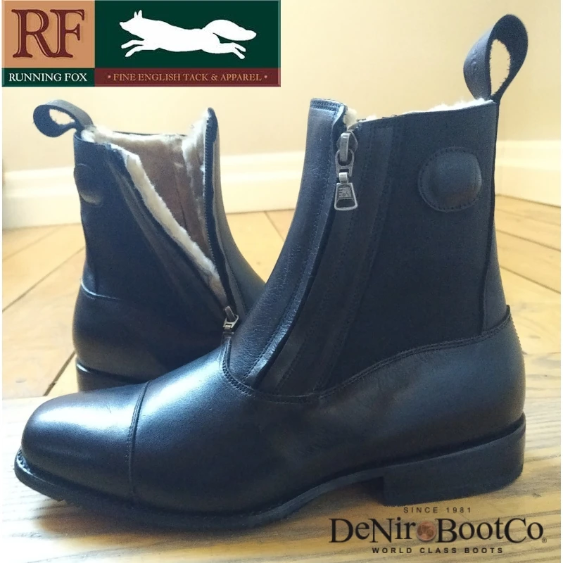 Deniro RF Inverno Sheepskin Lined Paddock Boot 1 Deniro RF Inverno Sheepskin Lined Paddock Boot