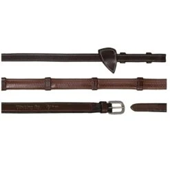 Dyon 1/2″ Rubber Rein W/ 7 Leather Loops Working Collection