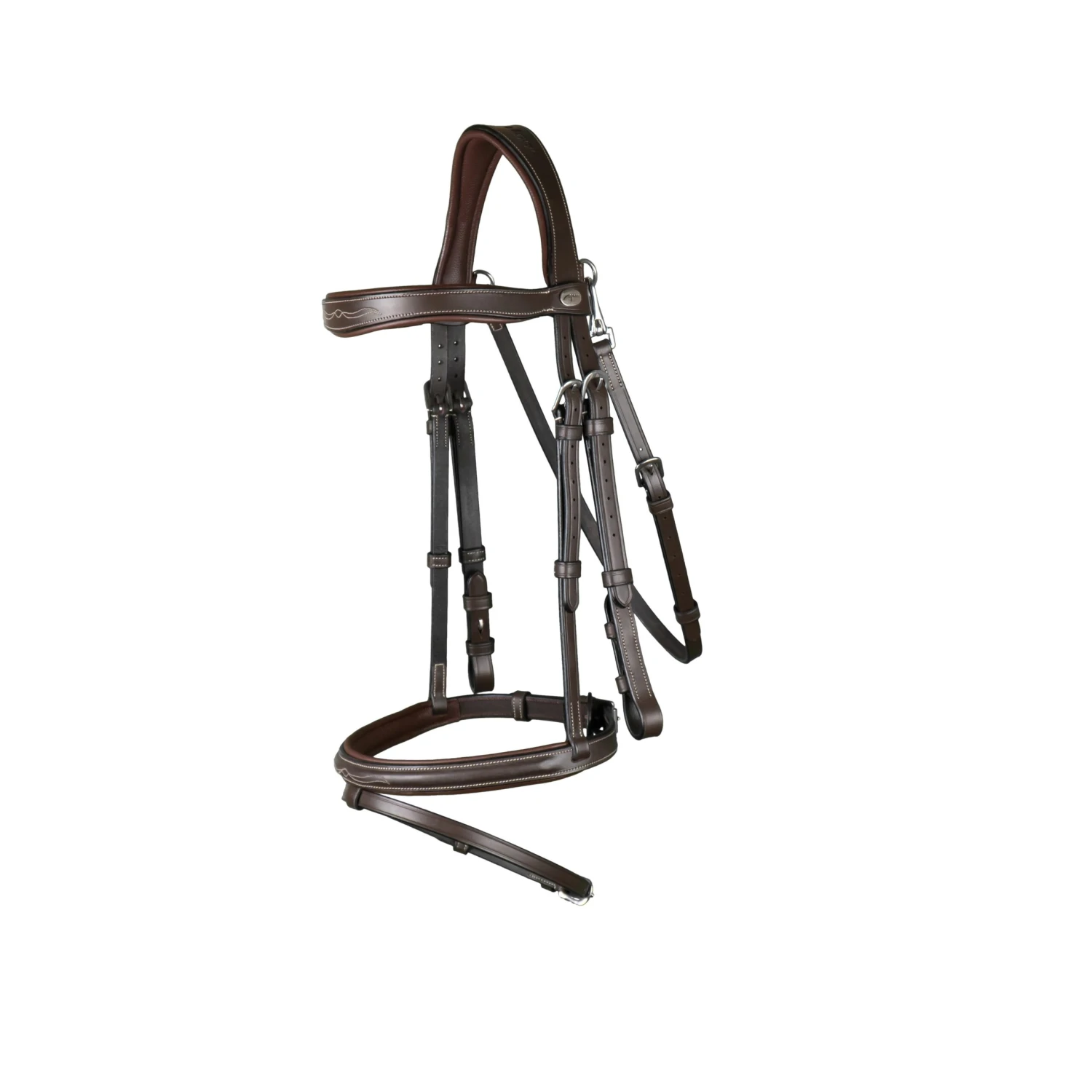 Dyon Working Fancy Stitched Flash Bridle 2 Dyon Working Fancy Stitched Flash Bridle - Image 2