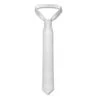 Men’s White Pique Tie By Waldhausen