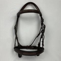 Edgewood Wide Raised Fancy Stitched Padded Bridle