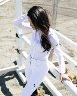 Struck Ladies Long Sleeve LS1 Show Shirt -Equestrian Supply Store ls1white1