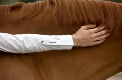 Struck Ladies Long Sleeve LS1 Show Shirt -Equestrian Supply Store ls1white2