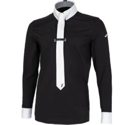 Struck Mens Long Sleeve LS1 Series Show Shirt -Equestrian Supply Store mensls1black