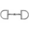 Myler D Ring Twisted Comfort Snaffle With Copper Roller MB 03T