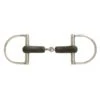 Hunt King D Ring Rubber Snaffle