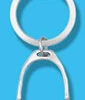 Key Ring Sterling Stirrup