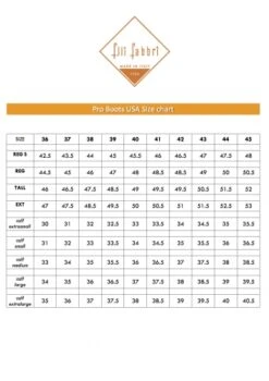 Filli Fabbri Pro Dress Boots -Equestrian Supply Store p 13101 fabbri pro boot chart