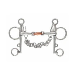 Pelham With Copper Lozenge Bit