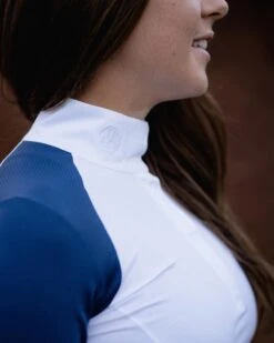 TKEQ Sloan Long Sleeve Competition Shirt -Equestrian Supply Store thumbnail IMG 1293