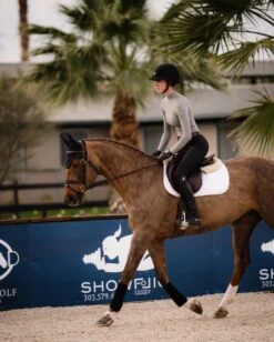 TKEQ Chloe High Collar Technical Sun Shirt -Equestrian Supply Store thumbnail IMG 1308